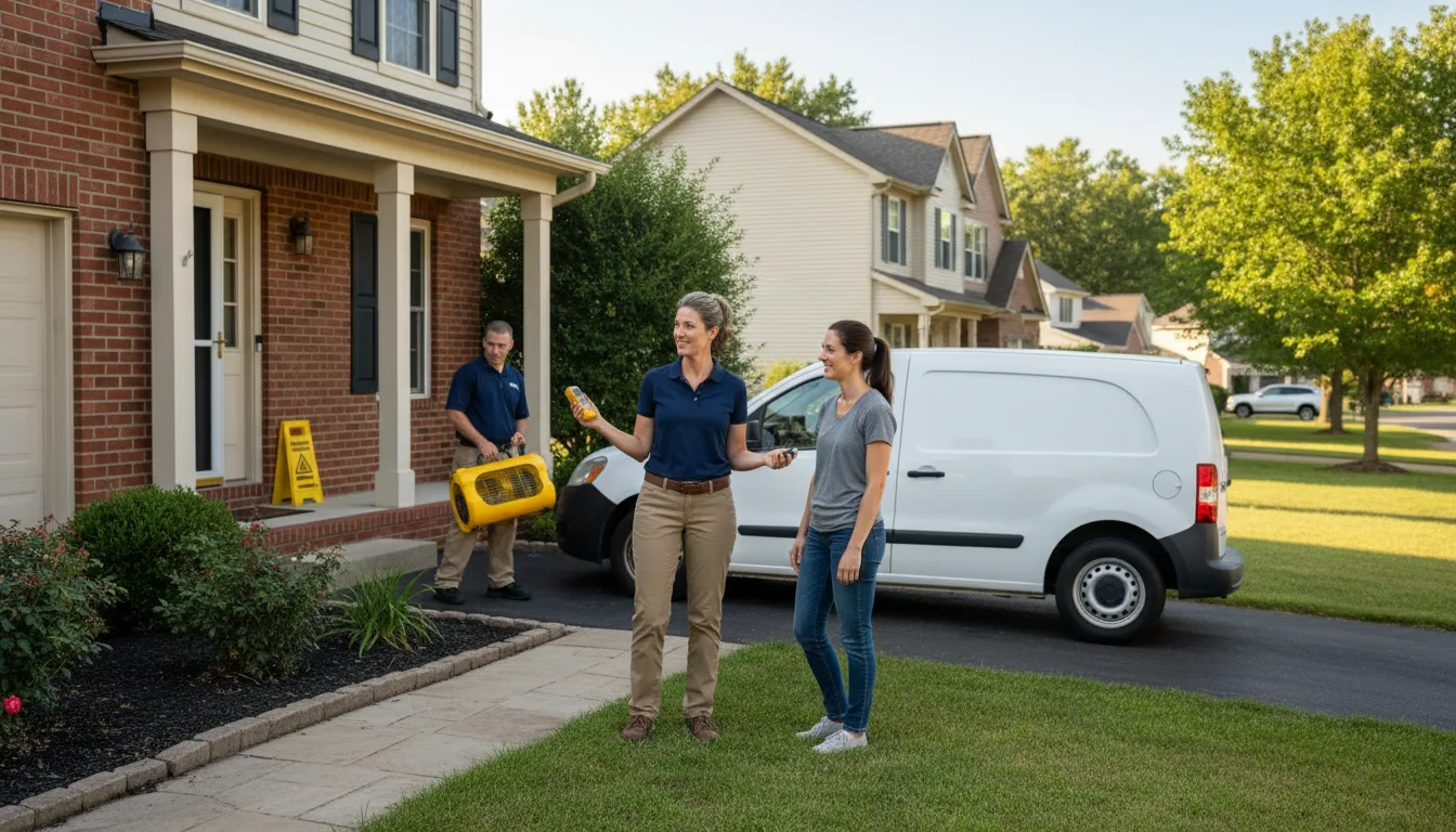 Water restoration image for Home Water Damage Repair in George, IA
